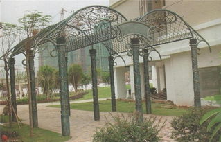 園林廊架,靚景鐵藝 已認證 ,廊架高清圖片 高清大圖